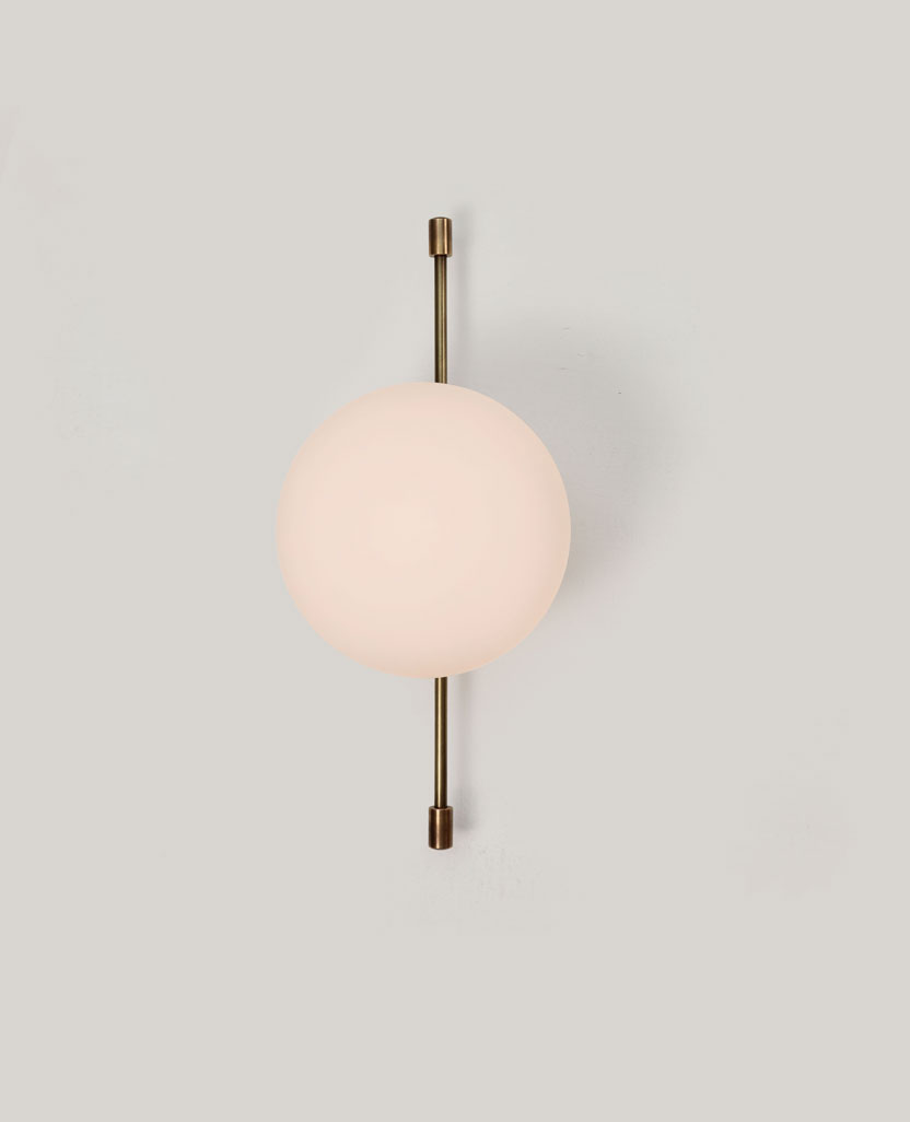 Plus Wall Sconce Glass Globe