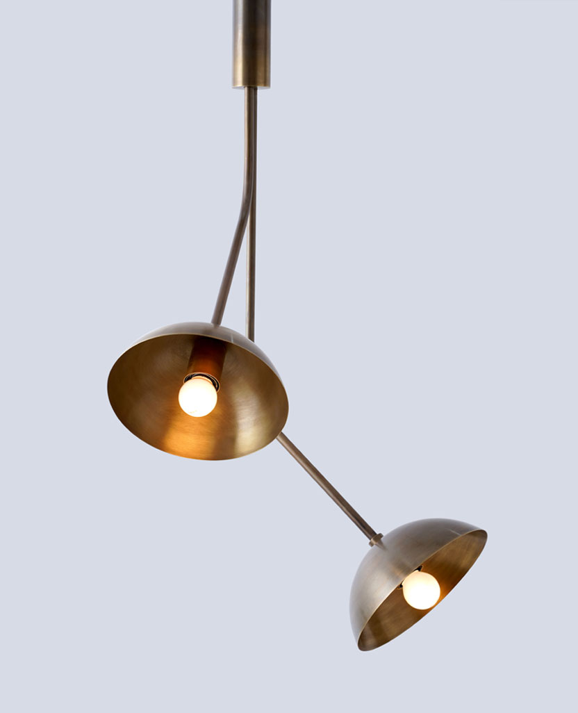 Rhythm Two With Dome Ceiling Light
